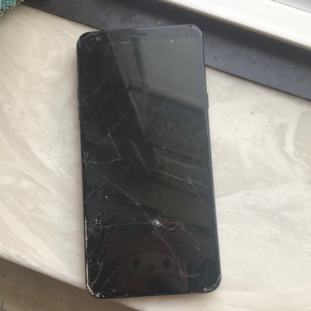 lg phone cracked and locked